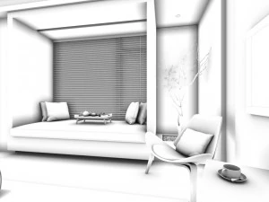 bedroom hotel suites designed a complete 29 3D Model