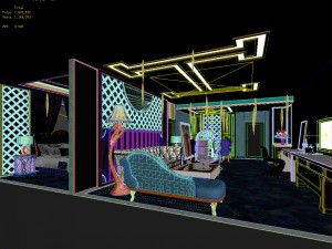 bedroom hotel suites designed a complete 33 3D Model