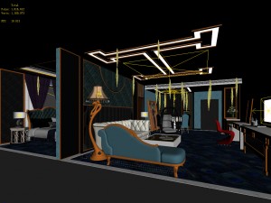 bedroom hotel suites designed a complete 33 3D Model