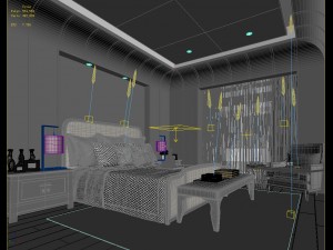 bedroom hotel suites designed a complete 37 Modello 3D