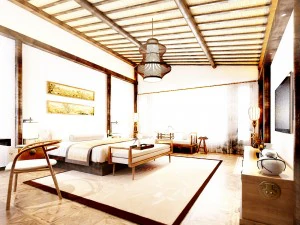 Le suite dell'hotel con camera da letto hanno progettato un totale di 39 Modello 3D