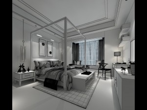 bedroom hotel suites designed a complete 45 Modelo 3D