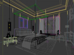 bedroom hotel suites designed a complete 45 Modelo 3D
