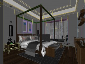 bedroom hotel suites designed a complete 45 Modelo 3D