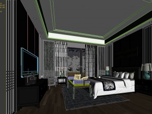 bedroom hotel suites designed a complete 46 Model 3D