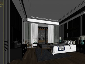 bedroom hotel suites designed a complete 46 Model 3D