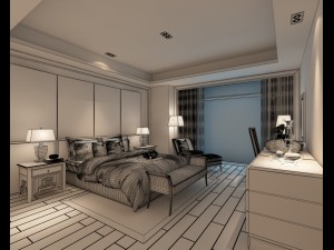 bedroom hotel suites designed a complete 49 3Dモデル