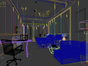 bedroom hotel suites designed a complete 51 3D Model