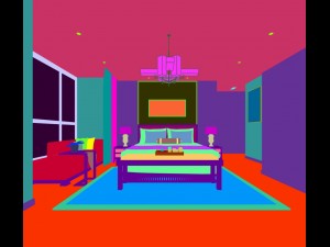 bedroom hotel suites designed a complete 53 3D मॉडल