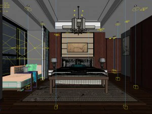 bedroom hotel suites designed a complete 53 3D Model