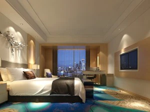 bedroom hotel suites designed a complete 58 3D Model