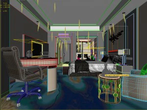 bedroom hotel suites designed a complete 58 3D Model