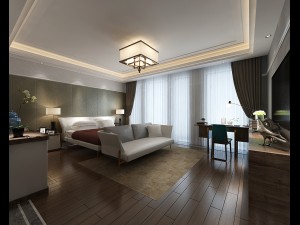 bedroom hotel suites designed a complete 59 3D Model
