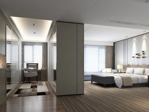 bedroom hotel suites designed a complete 60 3D Model