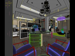 bedroom hotel suites designed a complete 62 3D मॉडल