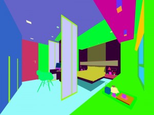 bedroom hotel suites designed a complete 64 3D Model