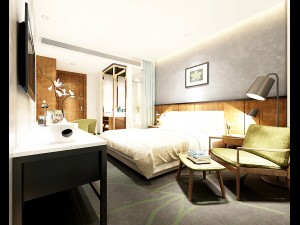 bedroom hotel suites designed a complete 66 3D Model