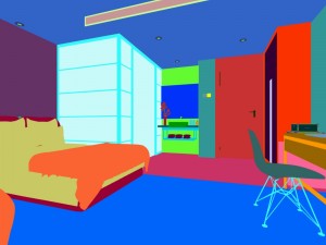 bedroom hotel suites designed a complete 68 3D Model