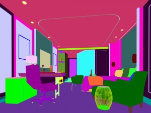 bedroom hotel suites designed a complete 74 3D Model