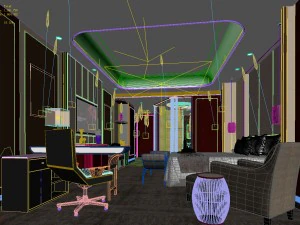 suites de hotel de un dormitorio dise&ntilde;adas en un completo 74 Modelo 3D