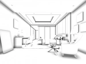 bedroom hotel suites designed a complete 76 3D Model