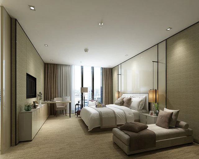 bedroom hotel suites designed a complete 77 3D Model .c4d .max .obj .3ds .fbx .stl .blend 