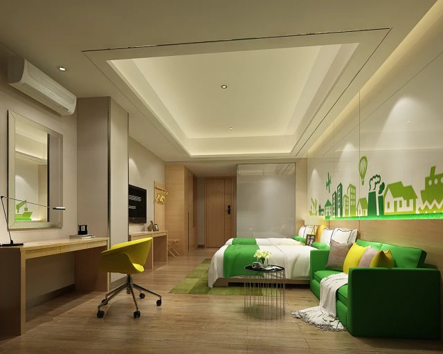 bedroom hotel suites designed a complete 78 3D Model .c4d .max .obj .3ds .fbx .stl .blend 