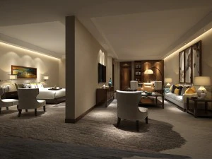 침실 호텔 스위트는 전체 79개를 디자인했습니다. 3D 모델