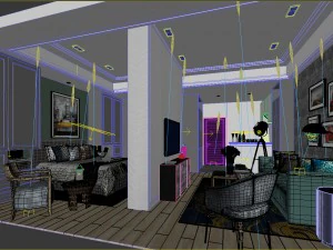 bedroom hotel suites designed a complete 86 3D Model