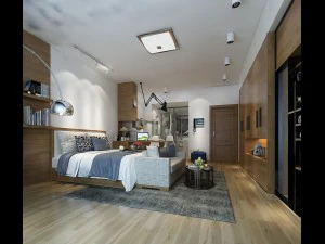 Le suite dell'hotel con camera da letto hanno progettato un 88 completo Modello 3D