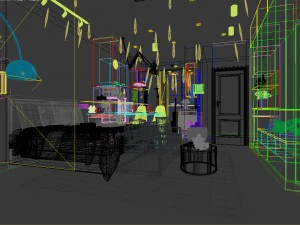bedroom hotel suites designed a complete 88 3D Model