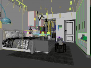 bedroom hotel suites designed a complete 88 Modèle 3D