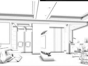 bedroom hotel suites designed a complete 89 3D Model