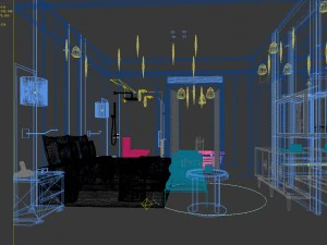 bedroom hotel suites designed a complete 92 3D Model