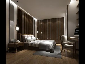 침실 호텔 스위트는 전체 93개를 디자인했습니다. 3D 모델