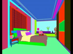 bedroom hotel suites designed a complete 102 3D Model