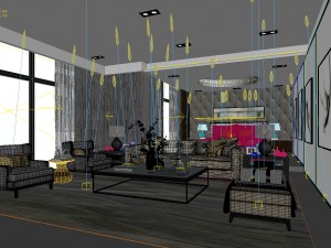 bedroom hotel suites designed a complete 104 3Dモデル