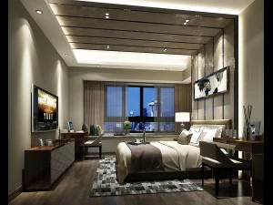 Le suite dell'hotel con camera da letto hanno progettato un totale di 106 Modello 3D