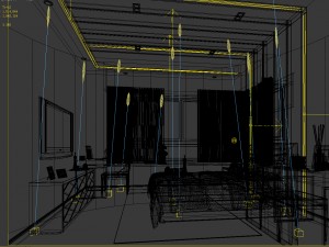 bedroom hotel suites designed a complete 106 Model 3D