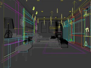 bedroom hotel suites designed a complete 109 3D Model
