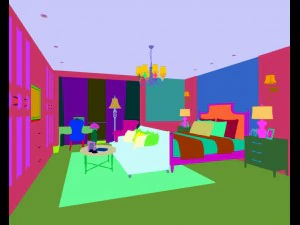 bedroom hotel suites designed a complete 110 3D Model
