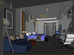 bedroom hotel suites designed a complete 112 Model 3D