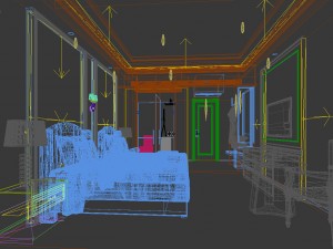bedroom hotel suites designed a complete 116 3D Model