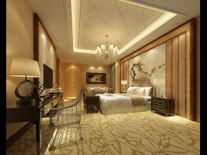 bedroom hotel suites designed a complete 117 3D Model