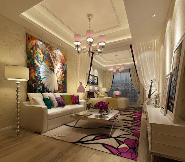 bedroom hotel suites designed a complete 120 3D Model .c4d .max .obj .3ds .fbx .stl .blend 