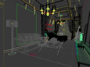 bedroom hotel suites designed a complete 120 3D Model