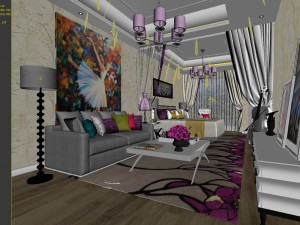 bedroom hotel suites designed a complete 120 3D Model