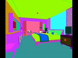 bedroom hotel suites designed a complete 122 3D Model