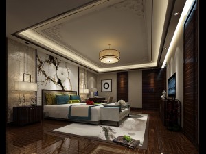 bedroom hotel suites designed a complete 124 3D Model