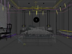 bedroom hotel suites designed a complete 127 3D Model